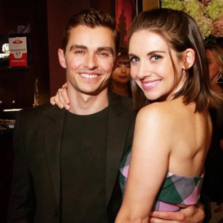 Dave Franco with his wife Alison Brie at Instyle Magzine Party.